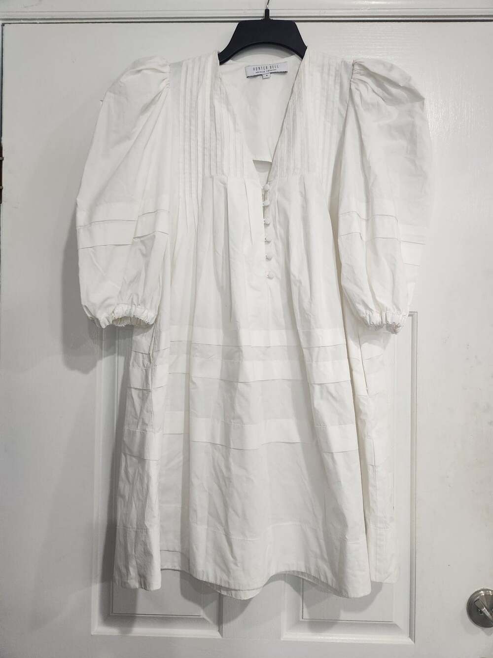 Hunter Bell New York Jenkins Cotton Babydoll Mini Dress